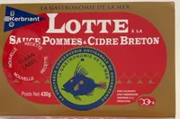Lotte sauce pommes cidre Breton