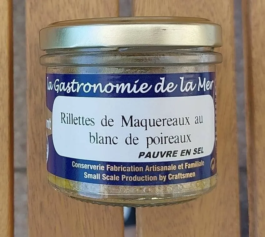Rillettes de maquereaux au blanc de poireaux