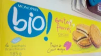 Goûters fourrés cacao