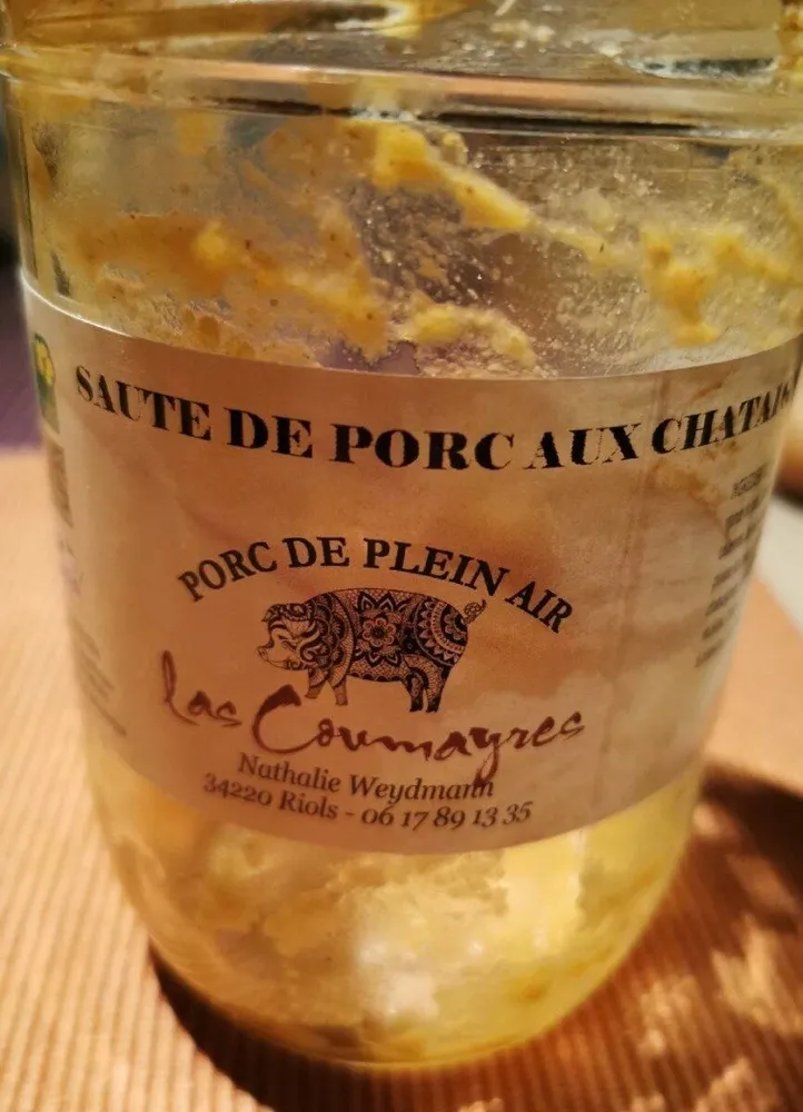 Sauté de porc aux châtaignes
