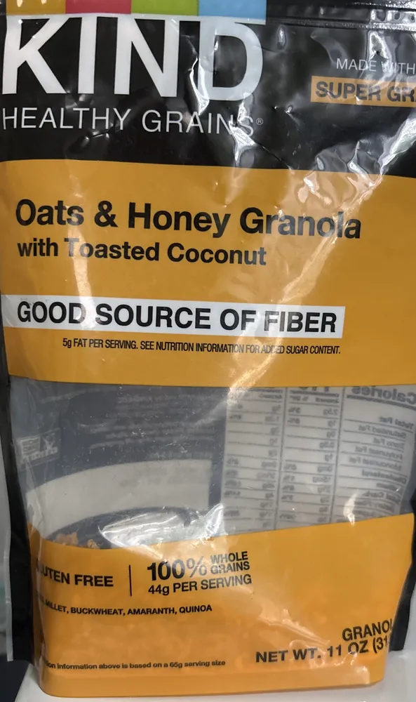 Oats $ Honey Granola with toasted coconut