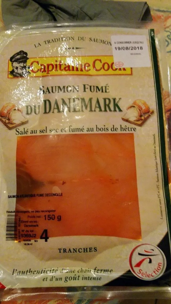 Saumon fumé du Danemark