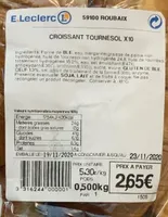 Croissant tournesol