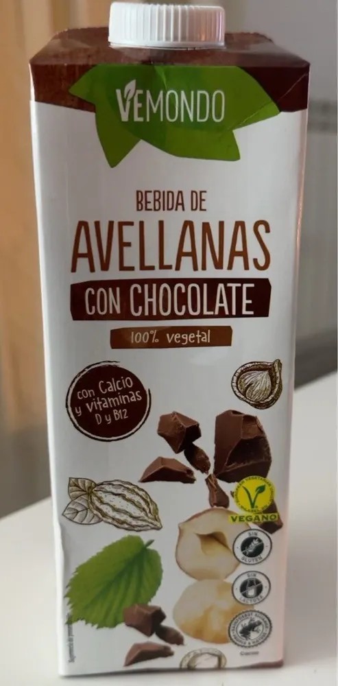 Bebida de Avellanas con Chocolate