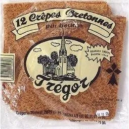 12 Crêpes Bretonnes Pur Beurre Du Trégor 360g