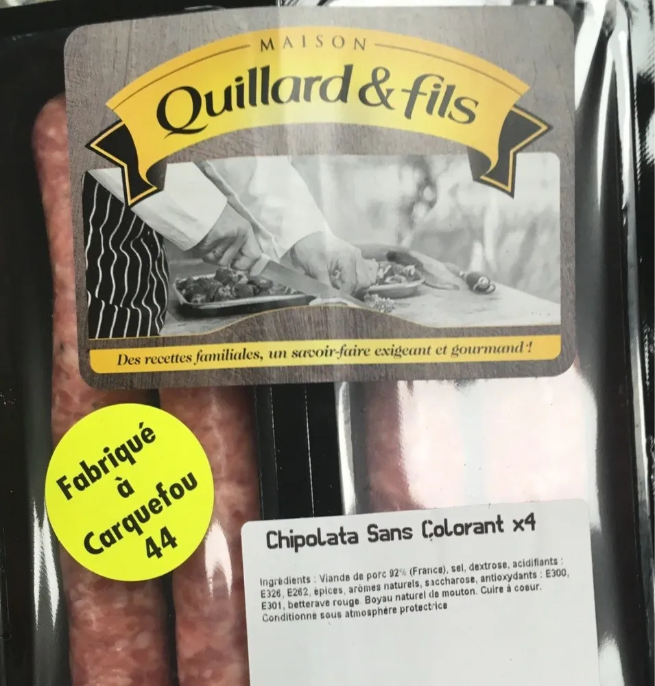 Chipolata sans colorant