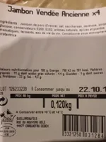 Jambon Vendée ancienne  x4