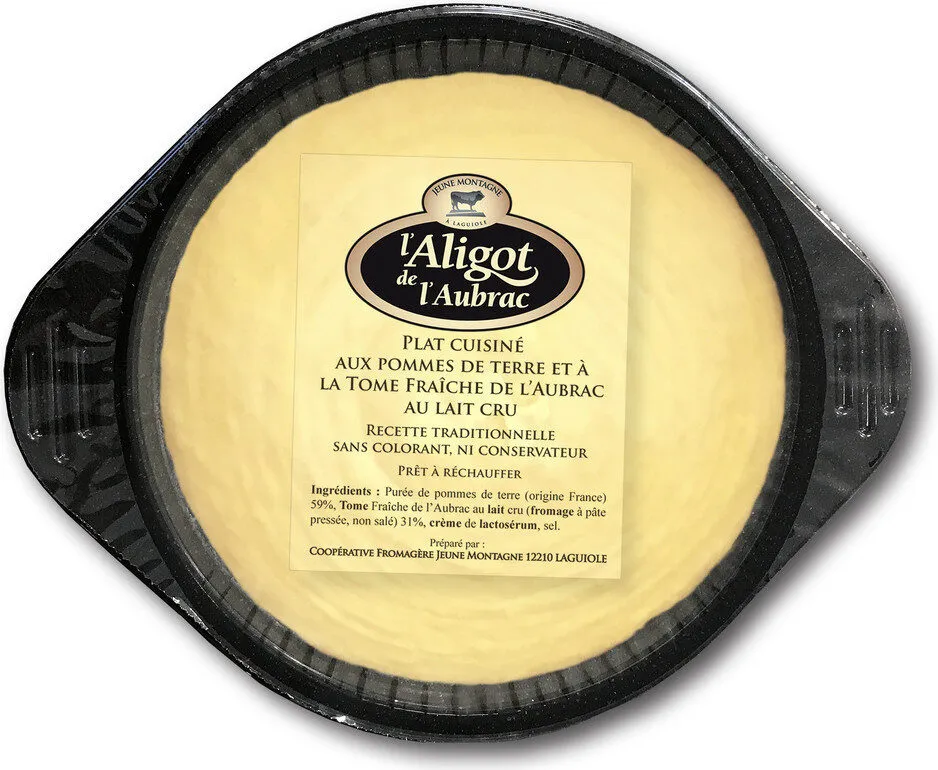 L’Aligot de l’Aubrac - Plat cuisiné aux pommes de terre et à la Tome fraîche de l'Aubrac au lait cru