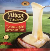 Jeune Montagne Aligot D'aubrac Frais Saucisse Doree Four 300