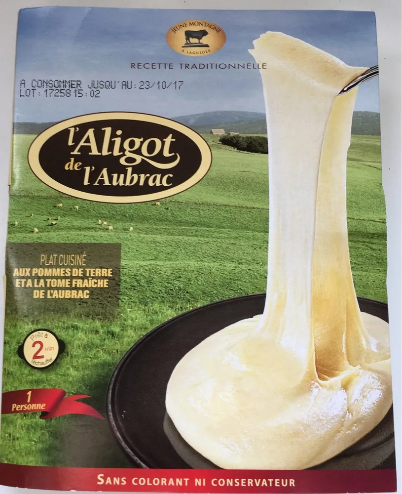 Aligot de l'Aubrac frais Jeune montagne