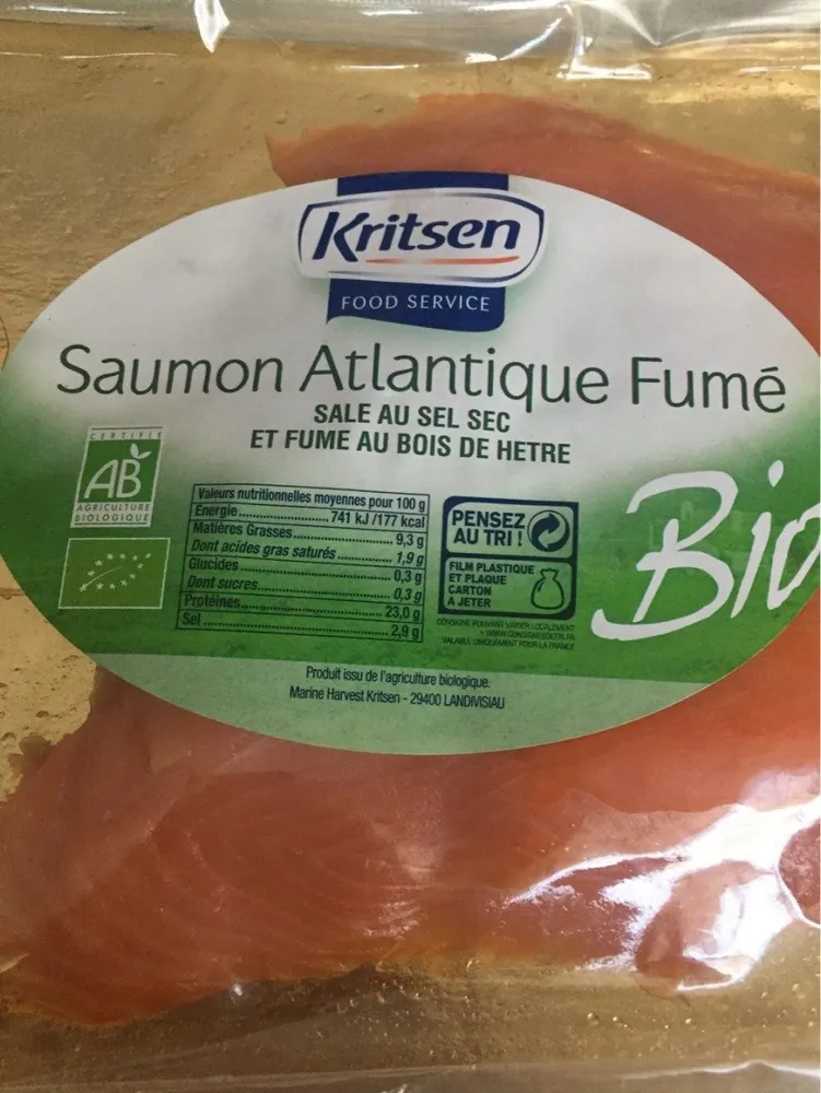Saumon atlantique fume