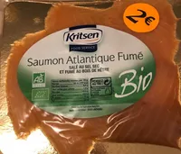 Saumon Atlantique fumé salé au sel sec et fumé bois de hetre