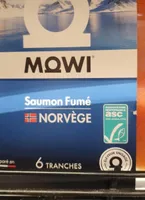 Saumon fumé MOWI 6 tranches