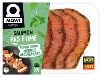 Saumon Pas fumé Poivre doux Herbes aromatiques