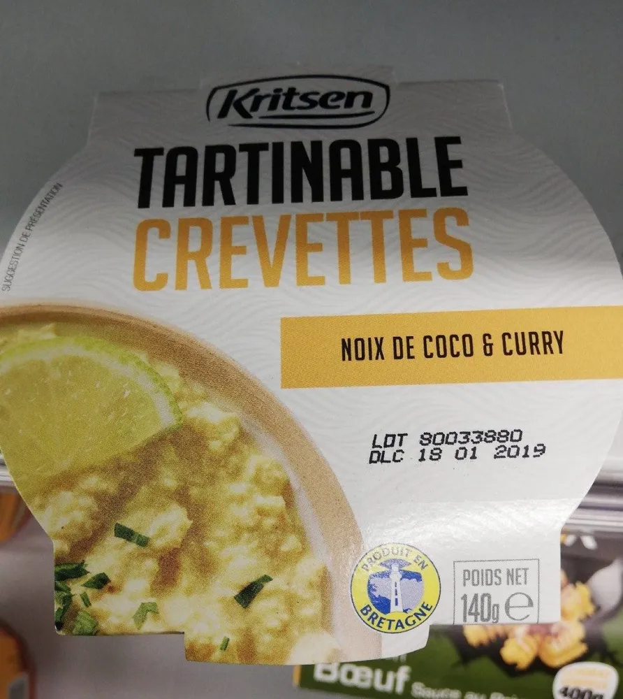 Tartinable crevettes
