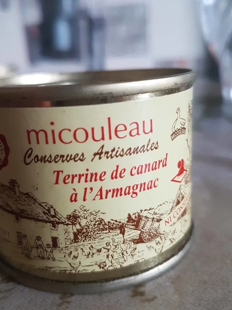 Terrine de canard à l'armagnac