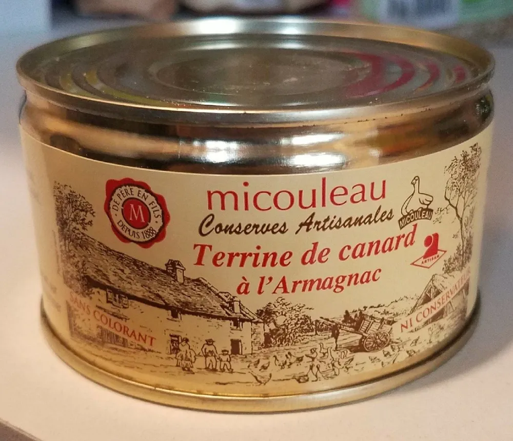 terrine de canard à l'armagnac