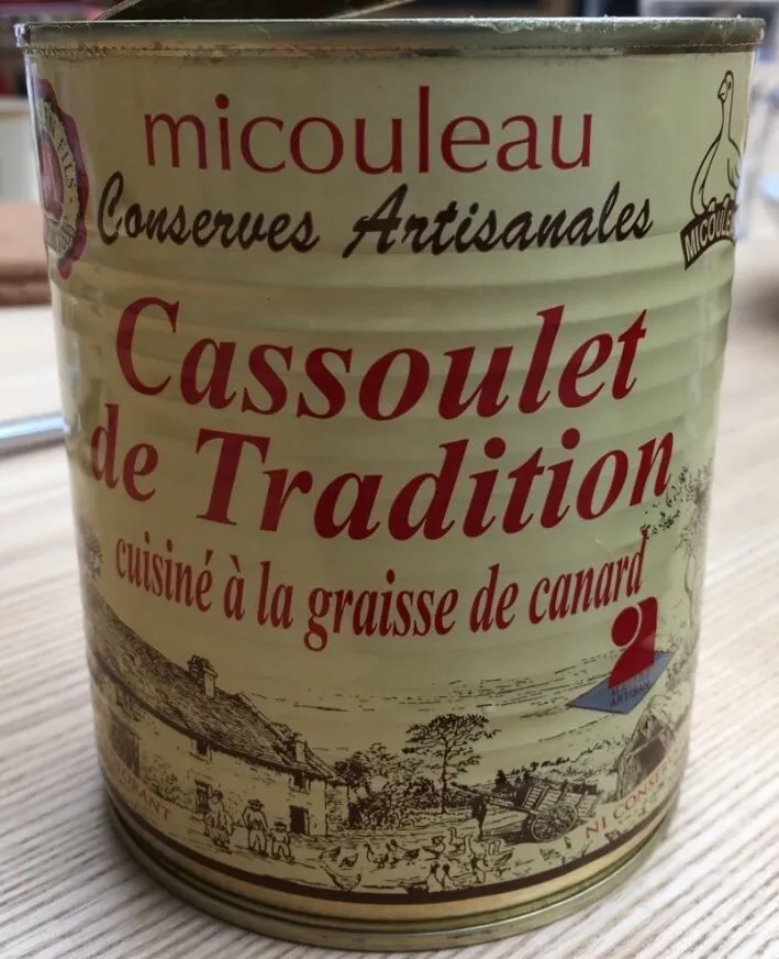 Cassoulet de tradition cuisiné à la graisse de canard