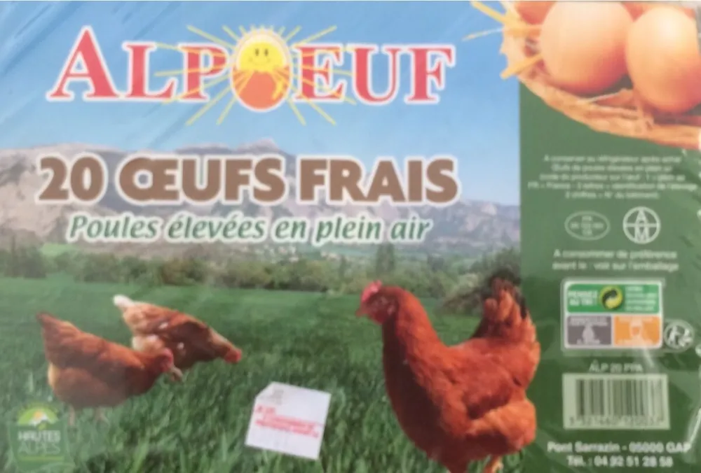 20 œufs frais