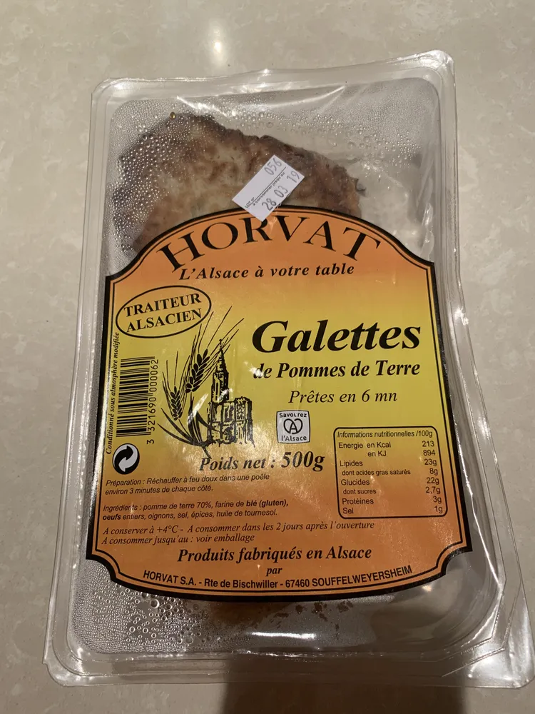 Horvat galettes de pommes de terre