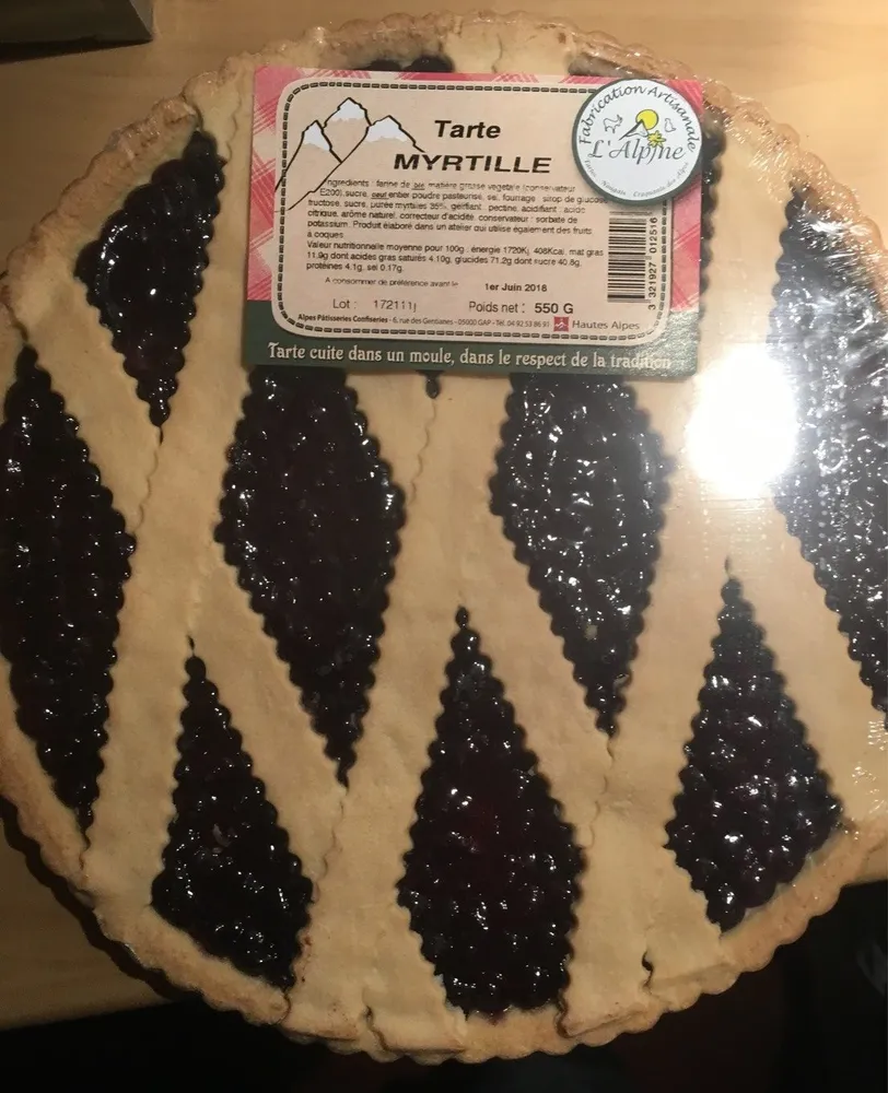 Tarte myrtille
