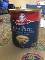 Haricots blancs cuisines a la graisse de canard