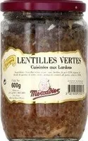 Lentilles vertes cuisinees aux lardons, le bocal de