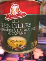 Lentilles cuisinees