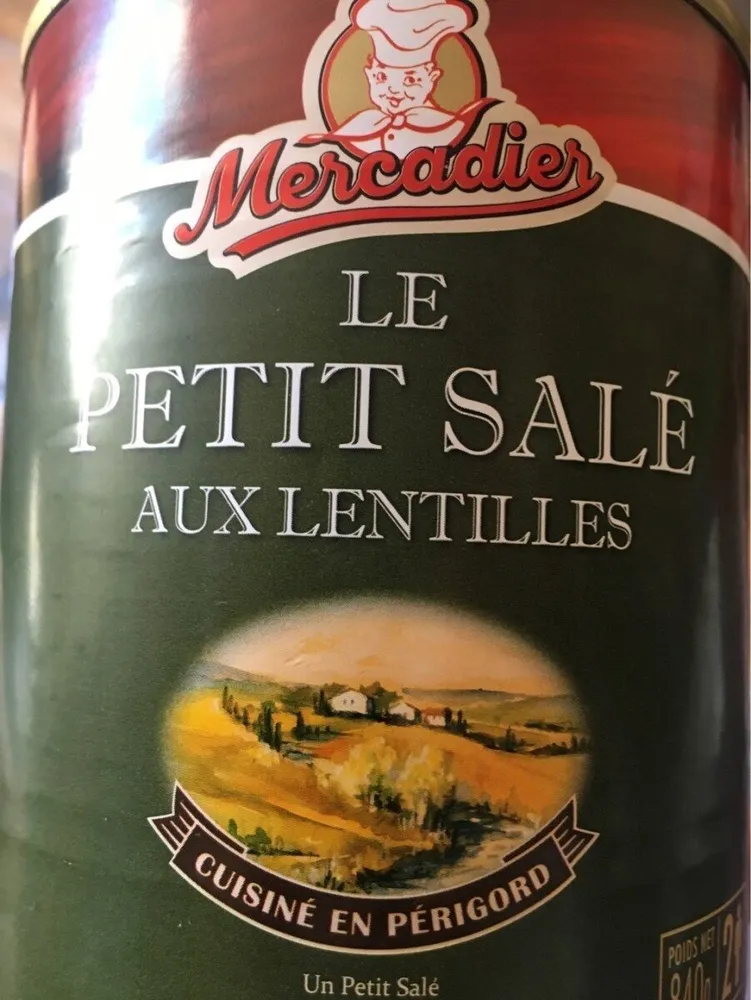 Le petit salé aux lentilles