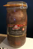 Coq au vin flambé à l'Amargnac