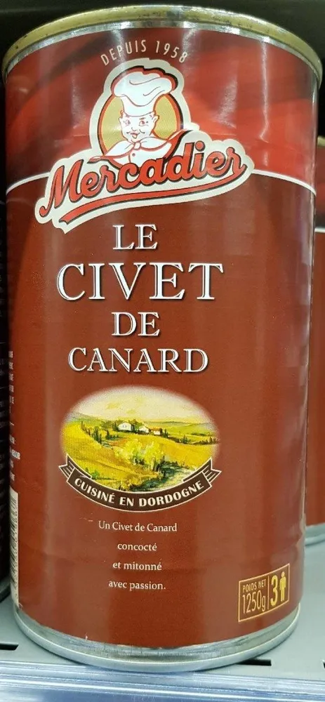 Le civet de canard