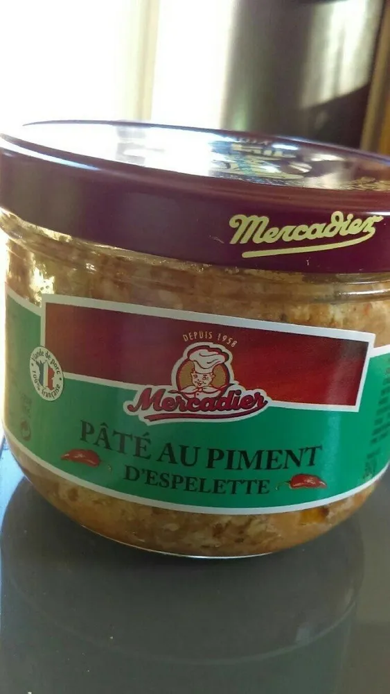 Pâté au piment d'espelette