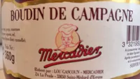 Boudin de campagne