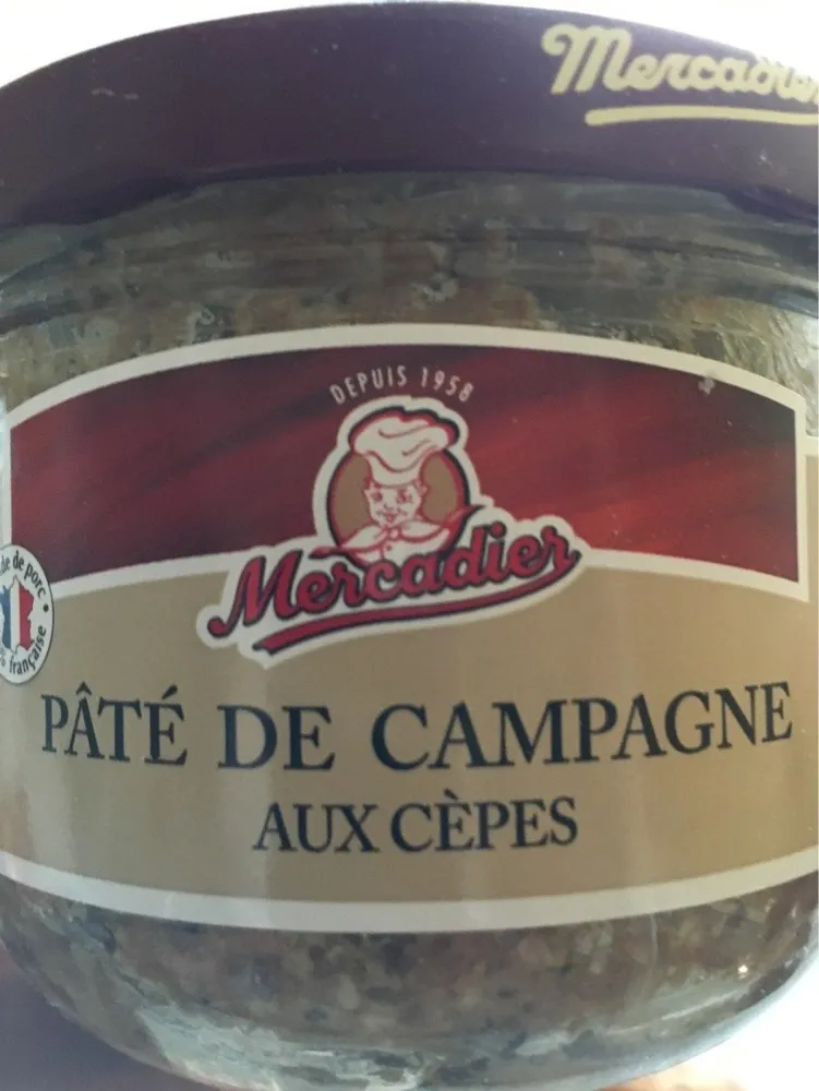 Pate de campagne aux cepes