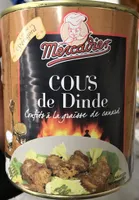Cous de dinde confits à la graisse de canard