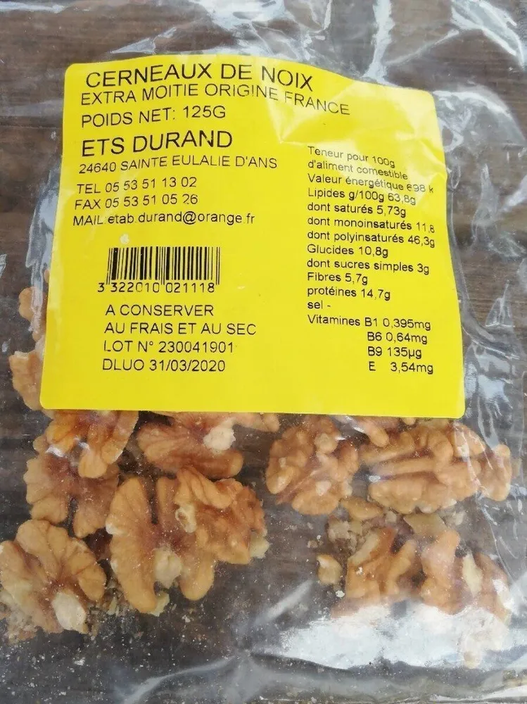 Cerneaux de noix