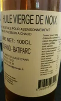 Huile vierge de noix