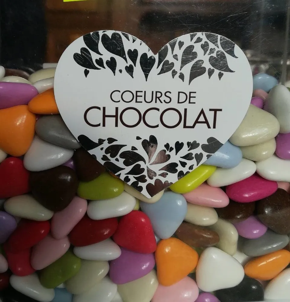 Cœurs de chocolat