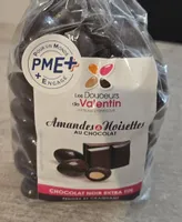 Amandes et noisettes au chocolat