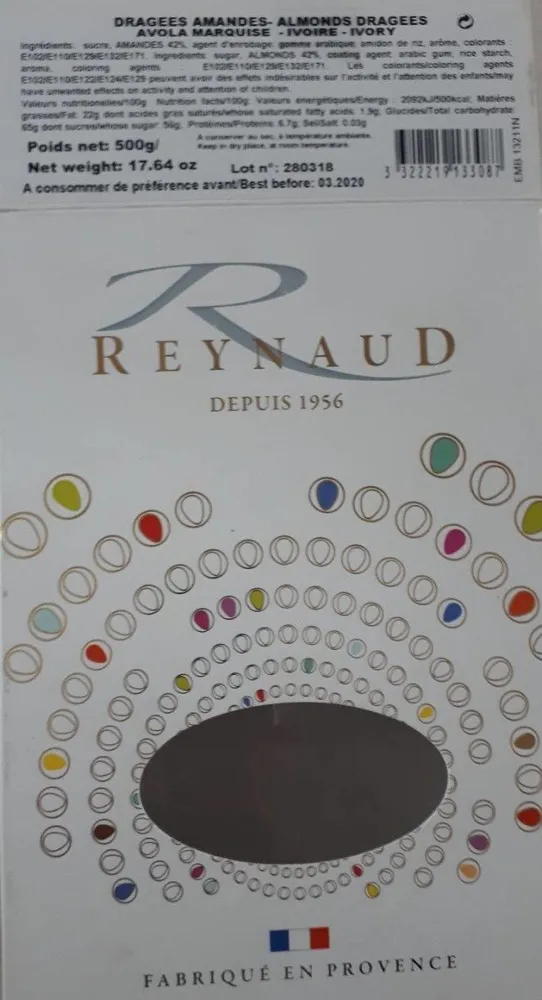 Dragées amandes