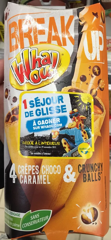 Break Up 4 crêpes Choco Caramel & Crunchy Balls