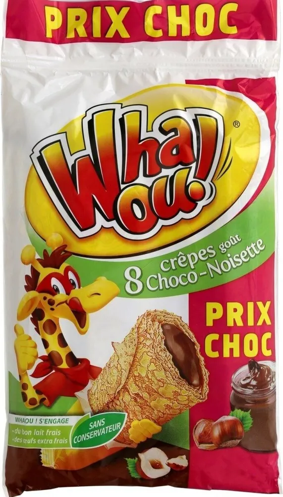 Crêpes goût choco-noisettes