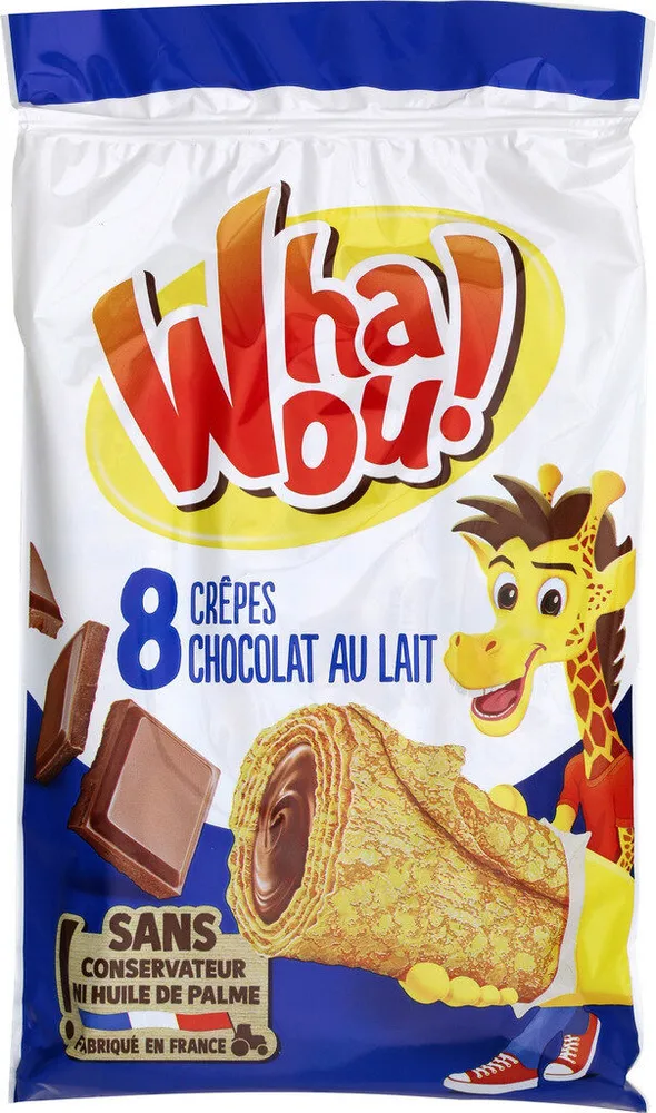CREPE FOURREE CHOCOLAT AU LAIT