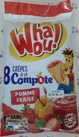 Crêpes à la compote pomme fraise