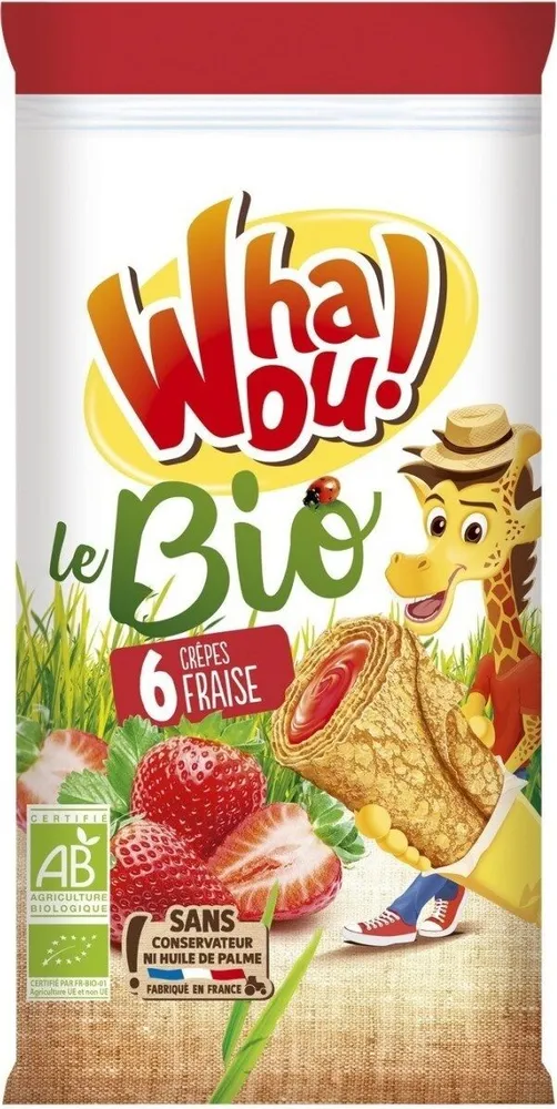 Crepes à la fraise