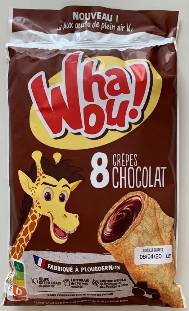 Whaou - 8 Crêpes Chocolat