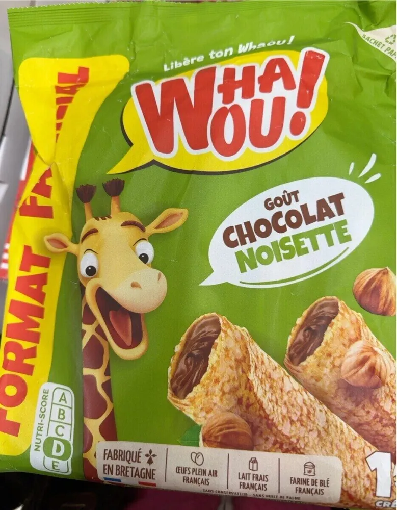 Whaou goût chocolat noisette