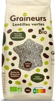 Lentilles vertes biologiques