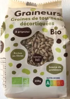 Graines de tournesol decortiquées bio