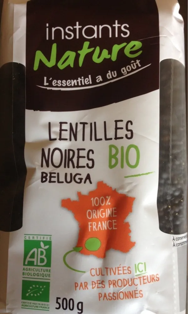 Lentilles noires beluga